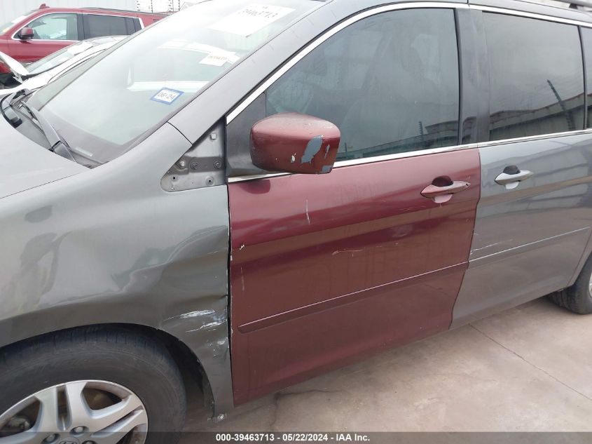 2007 Honda Odyssey Ex-L VIN: 5FNRL38727B427404 Lot: 39463713