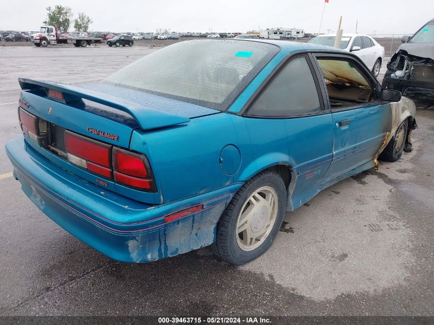 1993 Chevrolet Cavalier Z24 VIN: 1G1JF14T3P7100875 Lot: 39463715