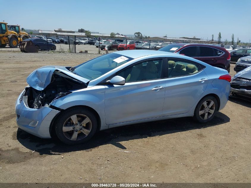 2013 Hyundai Elantra Gls VIN: KMHDH4AEXDU712537 Lot: 39463728