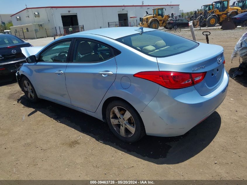 2013 Hyundai Elantra Gls VIN: KMHDH4AEXDU712537 Lot: 39463728