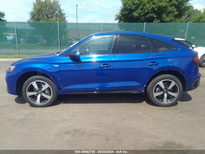 2023 Audi Q5 Sportback Premium Plus 45 Tfsi S Line Quattro S Tronic VIN: WA15AAFY0P2191739 Lot: 39463755