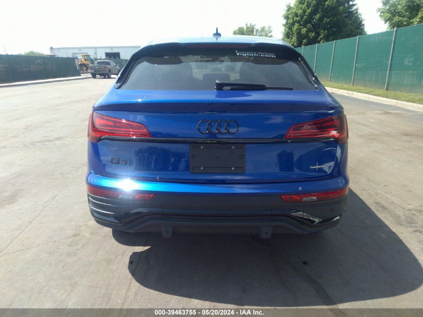 2023 Audi Q5 Sportback Premium Plus 45 Tfsi S Line Quattro S Tronic VIN: WA15AAFY0P2191739 Lot: 39463755