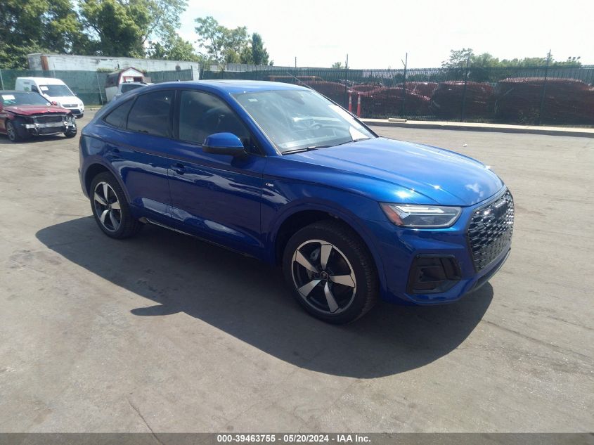 2023 Audi Q5 Sportback Premium Plus 45 Tfsi S Line Quattro S Tronic VIN: WA15AAFY0P2191739 Lot: 39463755