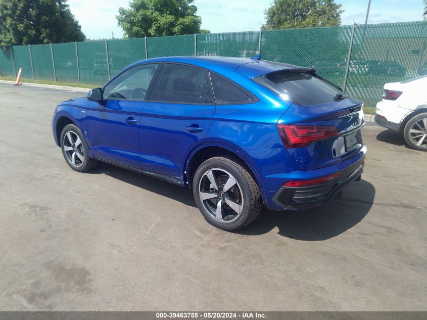 2023 Audi Q5 Sportback Premium Plus 45 Tfsi S Line Quattro S Tronic VIN: WA15AAFY0P2191739 Lot: 39463755