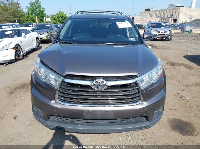 2016 Toyota Highlander Le VIN: 5TDZARFH6GS022081 Lot: 39463760