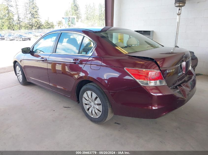 2009 Honda Accord 2.4 Lx VIN: 1HGCP26329A042376 Lot: 39463779