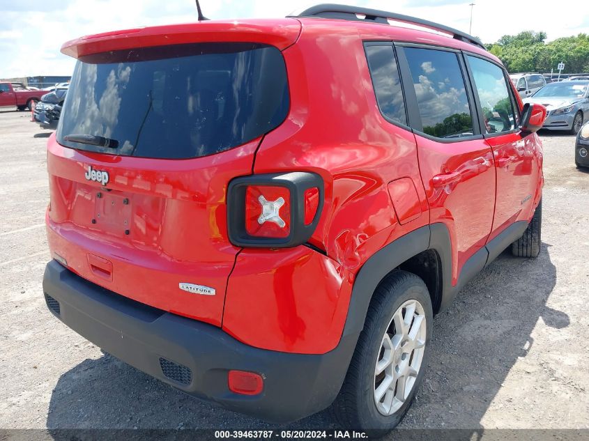 2019 Jeep Renegade Latitude Fwd VIN: ZACNJABB4KPK87487 Lot: 39463787