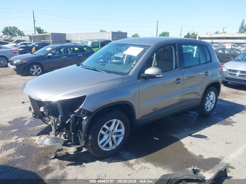 2011 Volkswagen Tiguan S VIN: WVGAV7AX2BW504975 Lot: 39463797