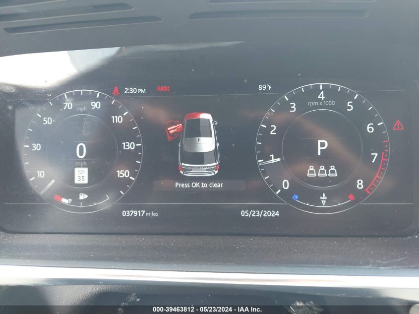 2020 Land Rover Range Rover Hse VIN: SALGS2RU8LA412927 Lot: 39463812