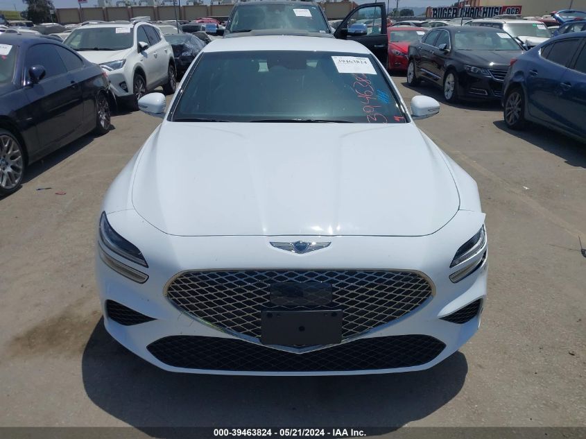 2023 Genesis G70 2.0T Awd VIN: KMTG34TA2PU130092 Lot: 39463824