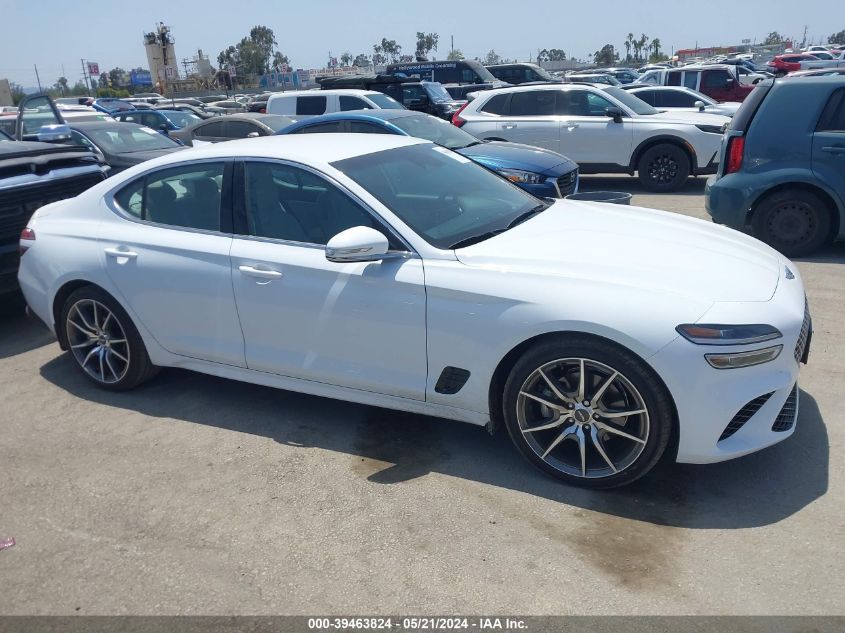 2023 Genesis G70 2.0T Awd VIN: KMTG34TA2PU130092 Lot: 39463824