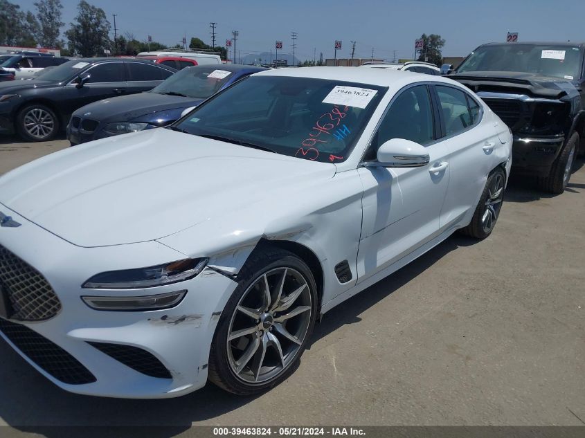 2023 Genesis G70 2.0T Awd VIN: KMTG34TA2PU130092 Lot: 39463824