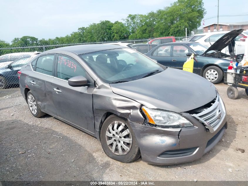 2015 Nissan Sentra Sv VIN: 3N1AB7AP1FY353514 Lot: 39463834