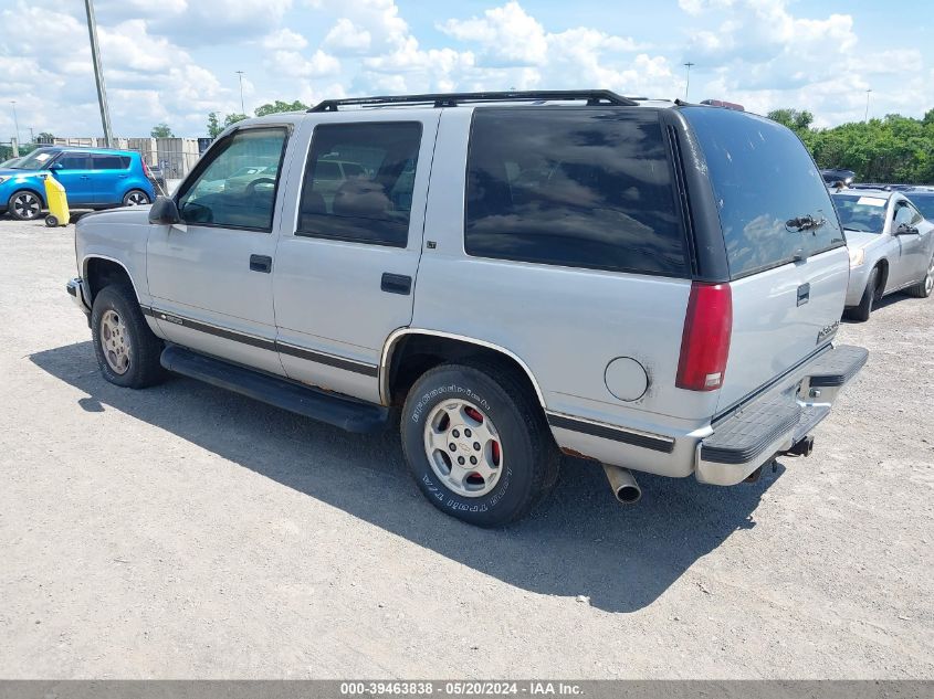 1996 Chevrolet Tahoe K1500 VIN: 1GNEK13R8TJ301749 Lot: 39463838