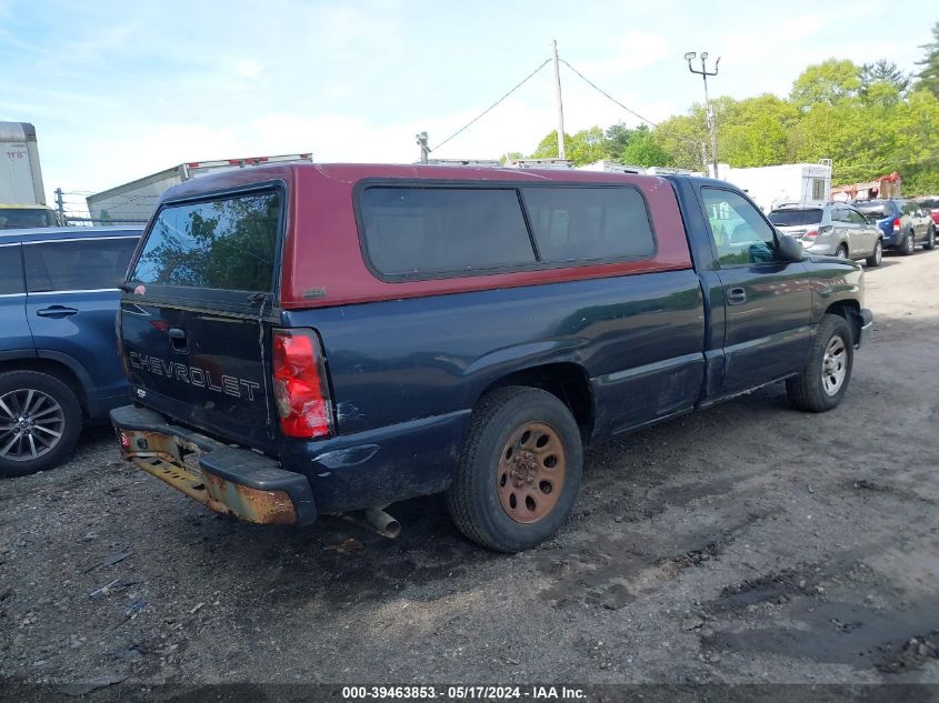 2006 Chevrolet Silverado 1500 Work Truck VIN: 3GCEC14V46G132031 Lot: 39463853