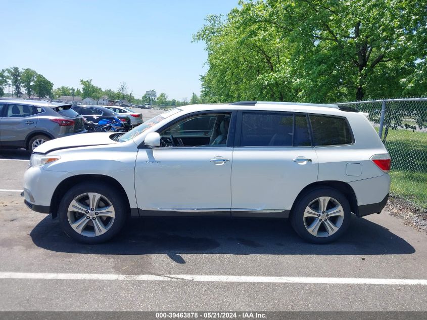 2013 Toyota Highlander Limited VIN: 5TDDK3EH0DS196004 Lot: 39463878