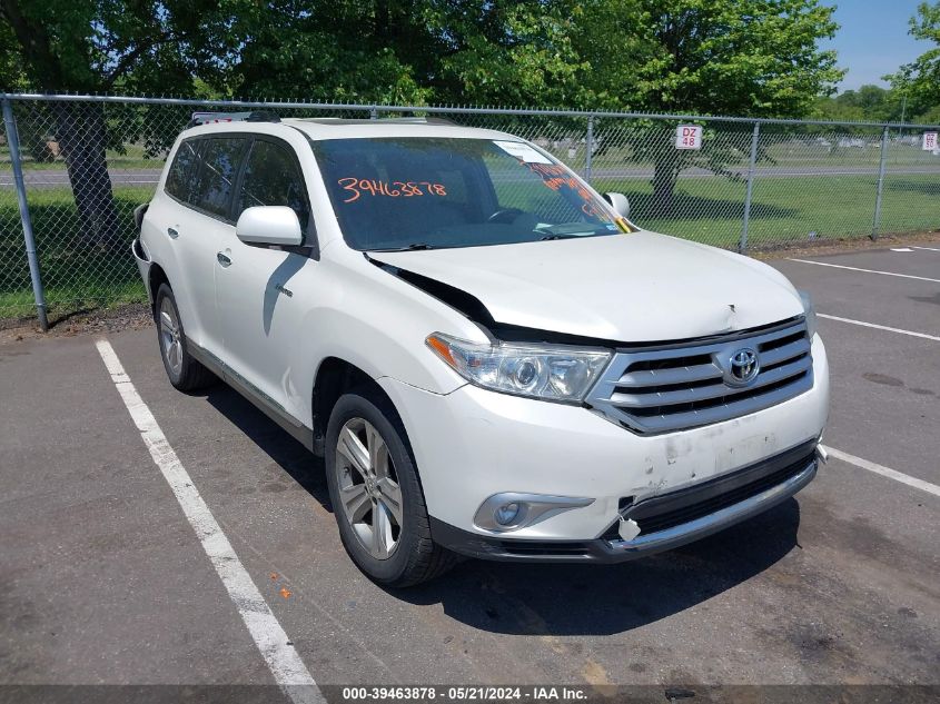 2013 TOYOTA HIGHLANDER LIMITED - 5TDDK3EH0DS196004