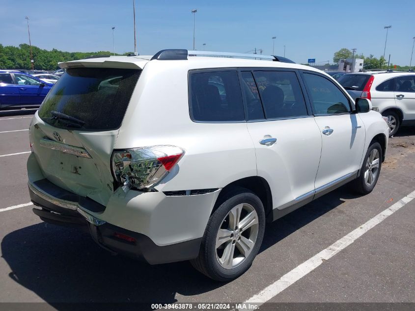 2013 Toyota Highlander Limited VIN: 5TDDK3EH0DS196004 Lot: 39463878