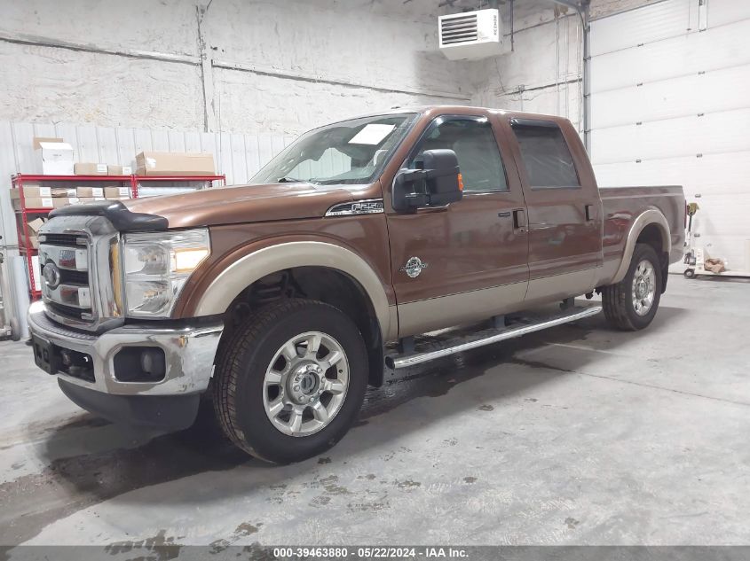 2012 Ford F-250 Lariat VIN: 1FT7W2BT2CEB33690 Lot: 39463880