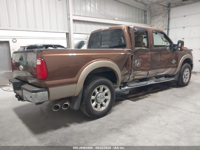 2012 Ford F-250 Lariat VIN: 1FT7W2BT2CEB33690 Lot: 39463880