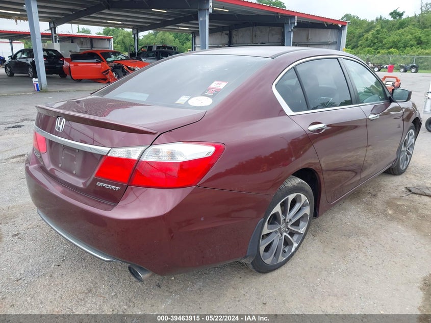 2014 HONDA ACCORD VIN: 1HGCR2F52EA124632
