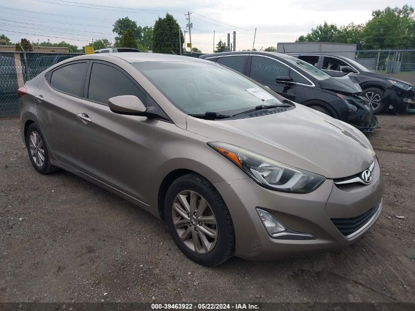 2014 Hyundai Elantra Se VIN: 5NPDH4AE3EH493291 Lot: 39463922