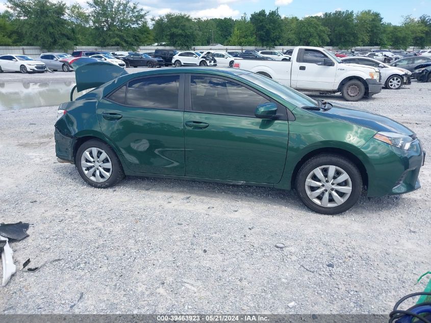 2015 Toyota Corolla Le VIN: 2T1BURHE5FC403665 Lot: 39463923