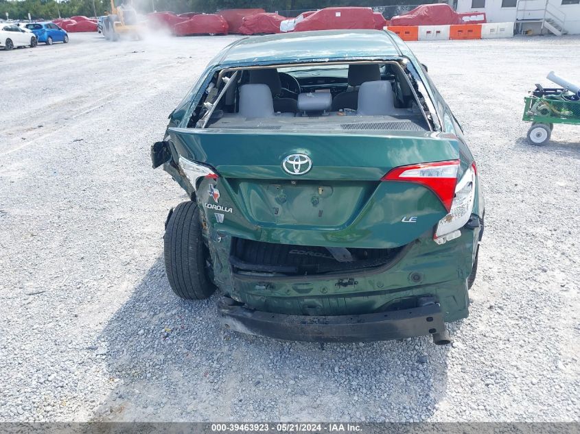 2015 Toyota Corolla Le VIN: 2T1BURHE5FC403665 Lot: 39463923