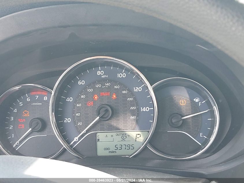 2015 Toyota Corolla Le VIN: 2T1BURHE5FC403665 Lot: 39463923