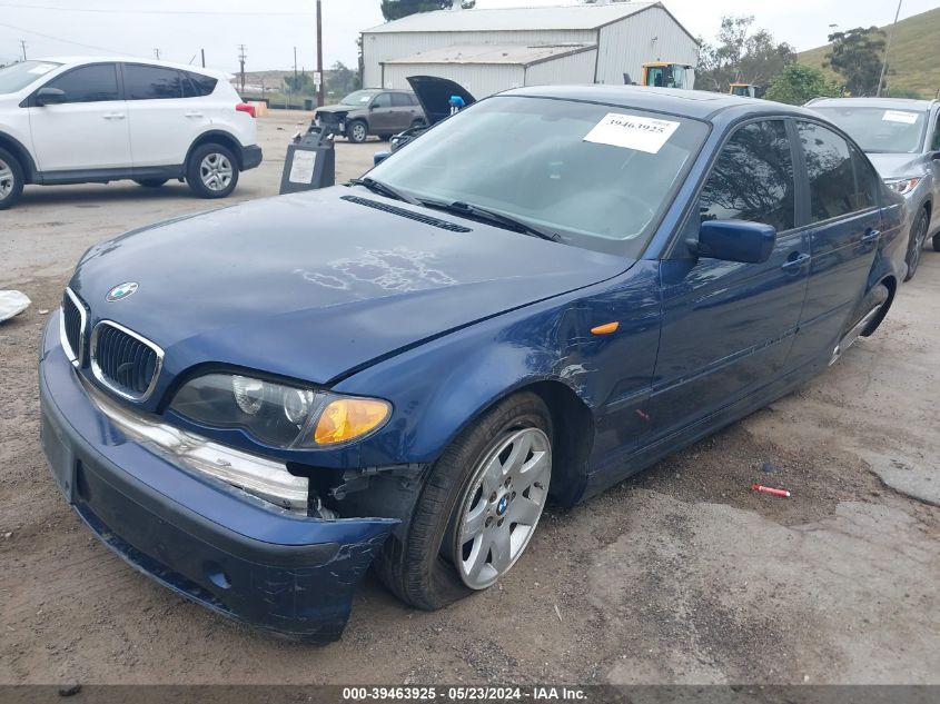 2004 BMW 325I VIN: WBAAZ33444KP85088 Lot: 39463925