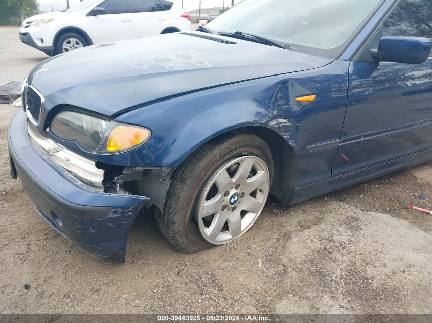 2004 BMW 325I VIN: WBAAZ33444KP85088 Lot: 39463925