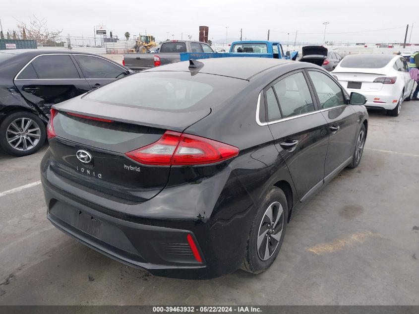 2018 Hyundai Ioniq Hybrid Sel VIN: KMHC75LCXJU064385 Lot: 39463932