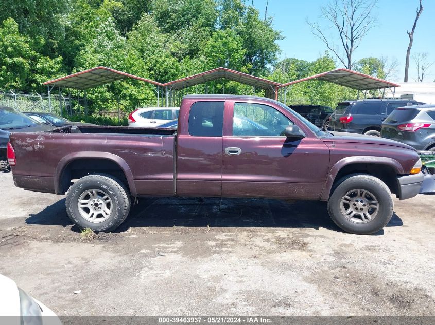 2004 Dodge Dakota VIN: 1D7HG12K44S704284 Lot: 39463937