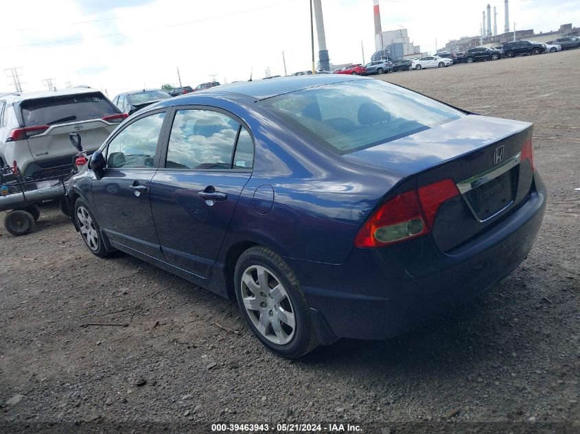 2009 Honda Civic Lx VIN: 19XFA16549E006579 Lot: 39463943