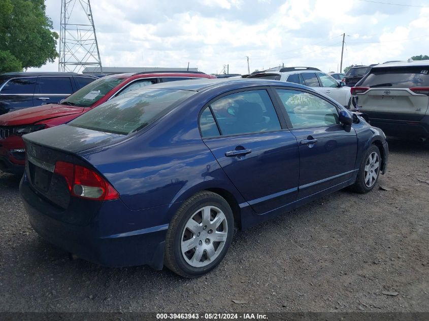 2009 Honda Civic Lx VIN: 19XFA16549E006579 Lot: 39463943