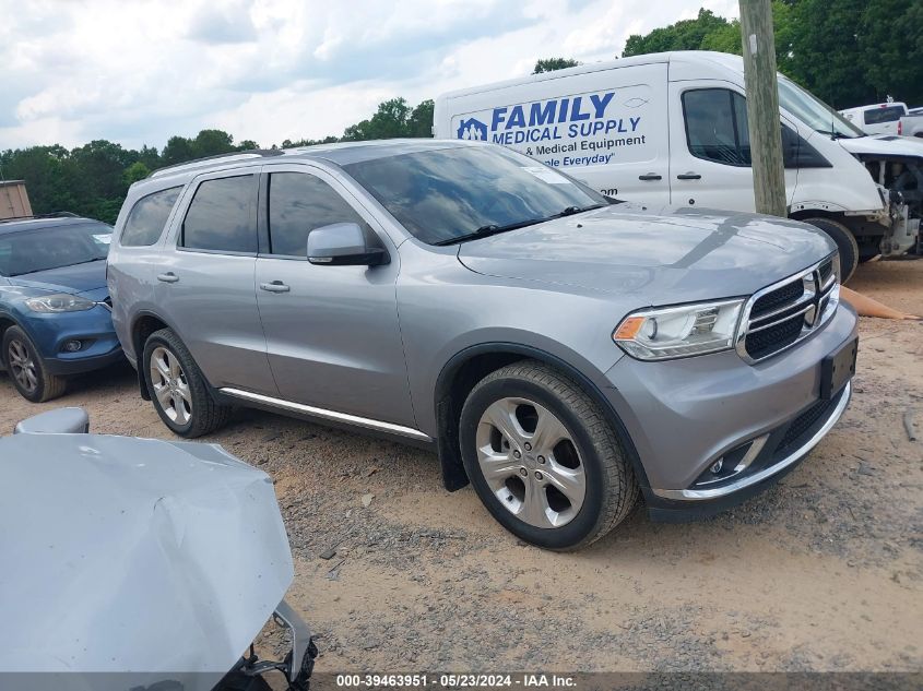 2014 Dodge Durango Limited VIN: 1C4RDJDG7EC595296 Lot: 39463951