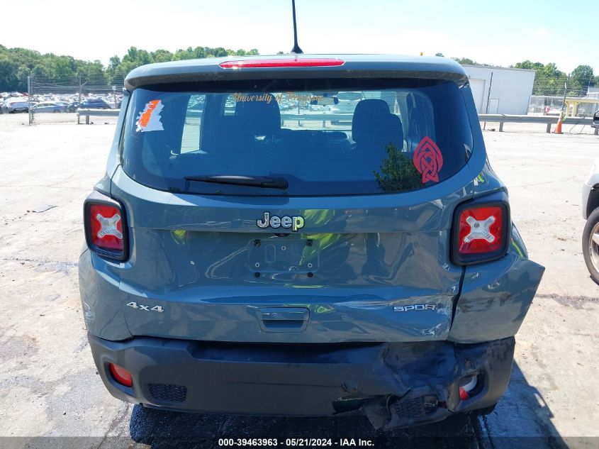 2018 Jeep Renegade Sport 4X4 VIN: ZACCJBAB1JPJ41304 Lot: 39463963