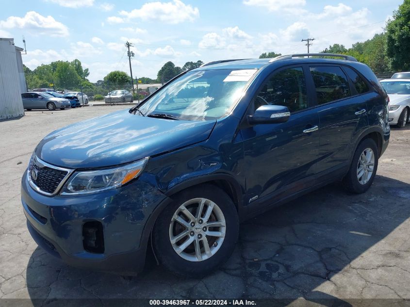 2014 Kia Sorento Lx VIN: 5XYKTDA67EG464575 Lot: 39463967