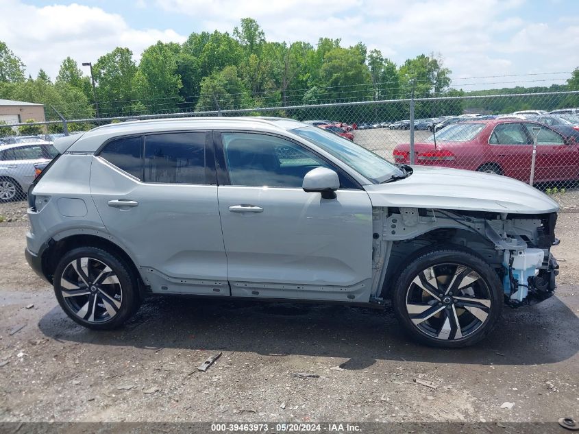 2024 Volvo Xc40 B5 Plus Bright Theme VIN: YV4L12UE1R2201805 Lot: 39463973