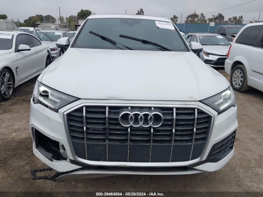 2021 Audi Q7 Premium 45 Tfsi Quattro Tiptronic VIN: WA1AJAF70MD031477 Lot: 39464004