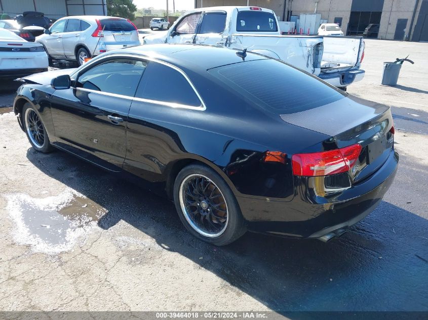 2012 Audi A5 2.0T Premium VIN: WAULFAFR1CA015867 Lot: 39464018