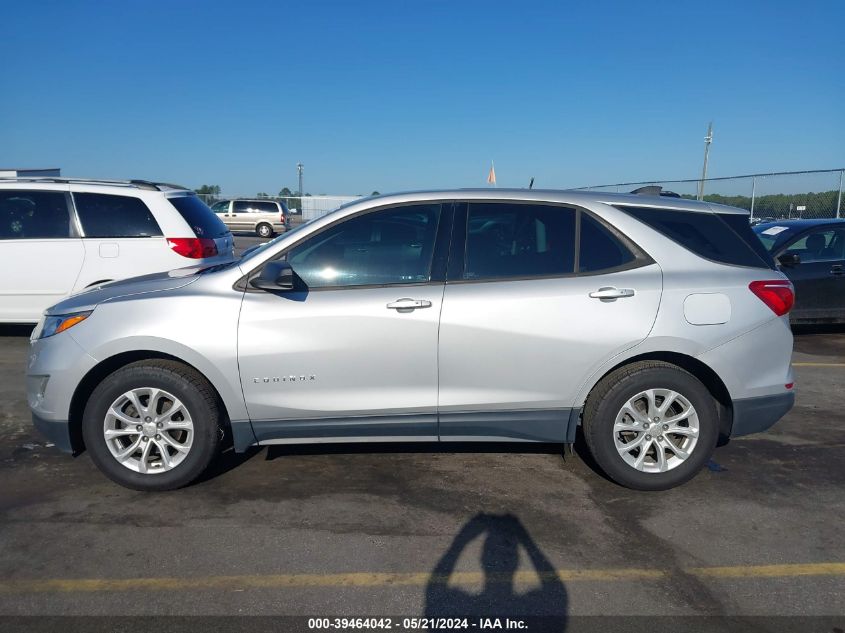 2018 Chevrolet Equinox Ls VIN: 2GNAXHEV1J6339501 Lot: 39464042