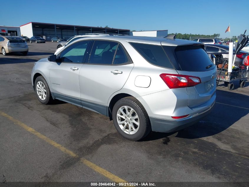 2018 Chevrolet Equinox Ls VIN: 2GNAXHEV1J6339501 Lot: 39464042