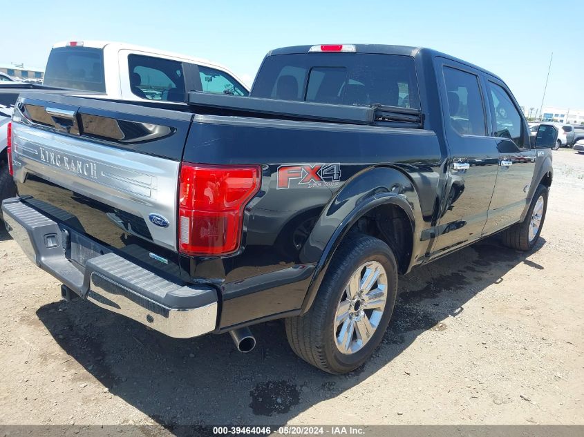 2018 Ford F-150 King Ranch VIN: 1FTEW1EG0JFE67207 Lot: 39464046