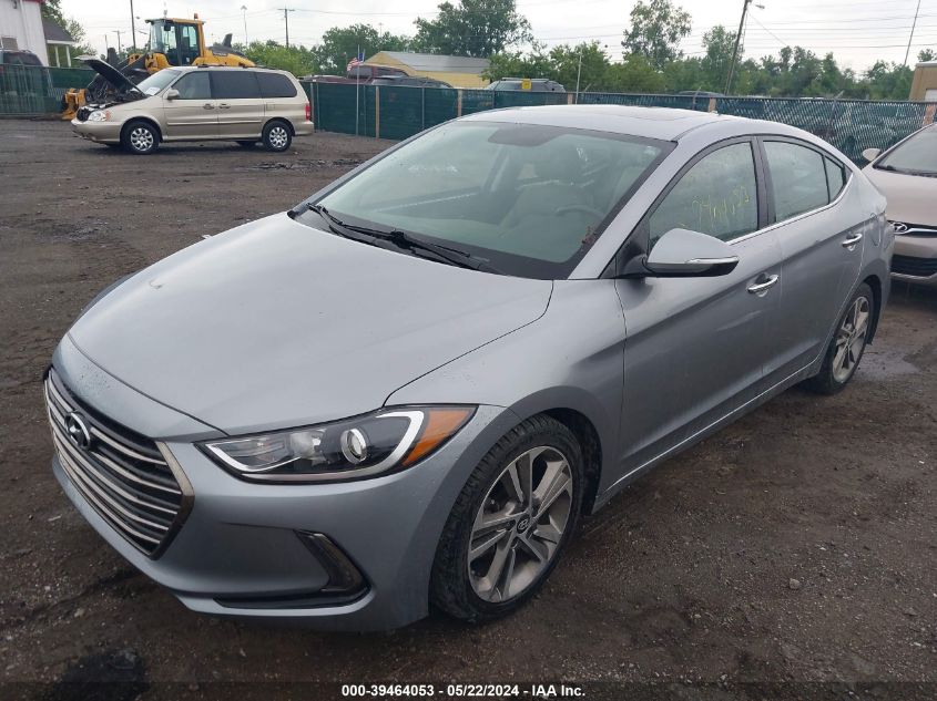 2017 Hyundai Elantra Limited VIN: 5NPD84LF1HH007667 Lot: 39464053