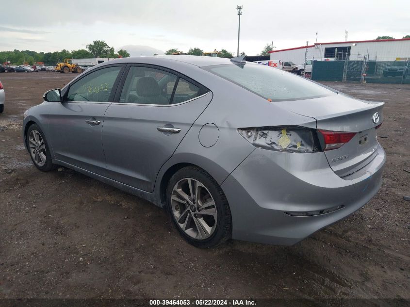 2017 Hyundai Elantra Limited VIN: 5NPD84LF1HH007667 Lot: 39464053