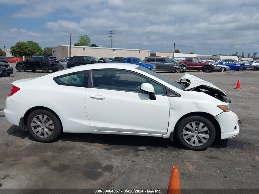 2012 Honda Civic Lx VIN: 2HGFG3B57CH534856 Lot: 39464057