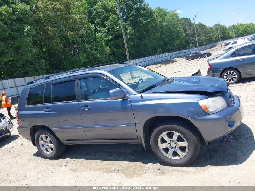 2006 Toyota Highlander V6 VIN: JTEEP21A360150029 Lot: 39464063