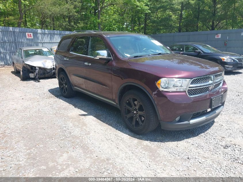 2012 Dodge Durango Citadel VIN: 1C4RDJEG1CC153707 Lot: 39464067