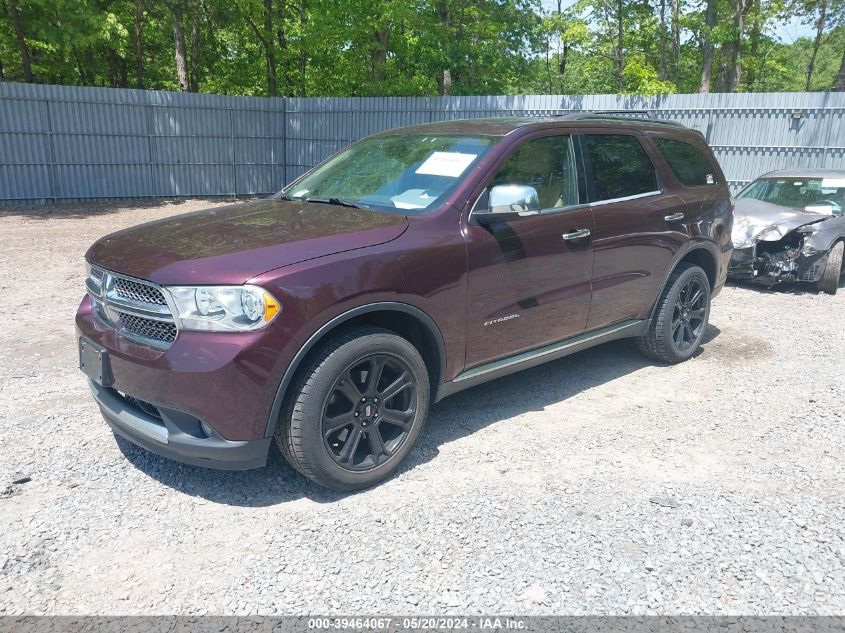 2012 Dodge Durango Citadel VIN: 1C4RDJEG1CC153707 Lot: 39464067